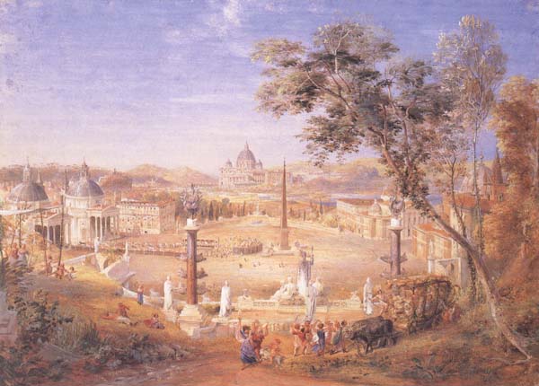 Samuel Palmer A View of Modern Rome